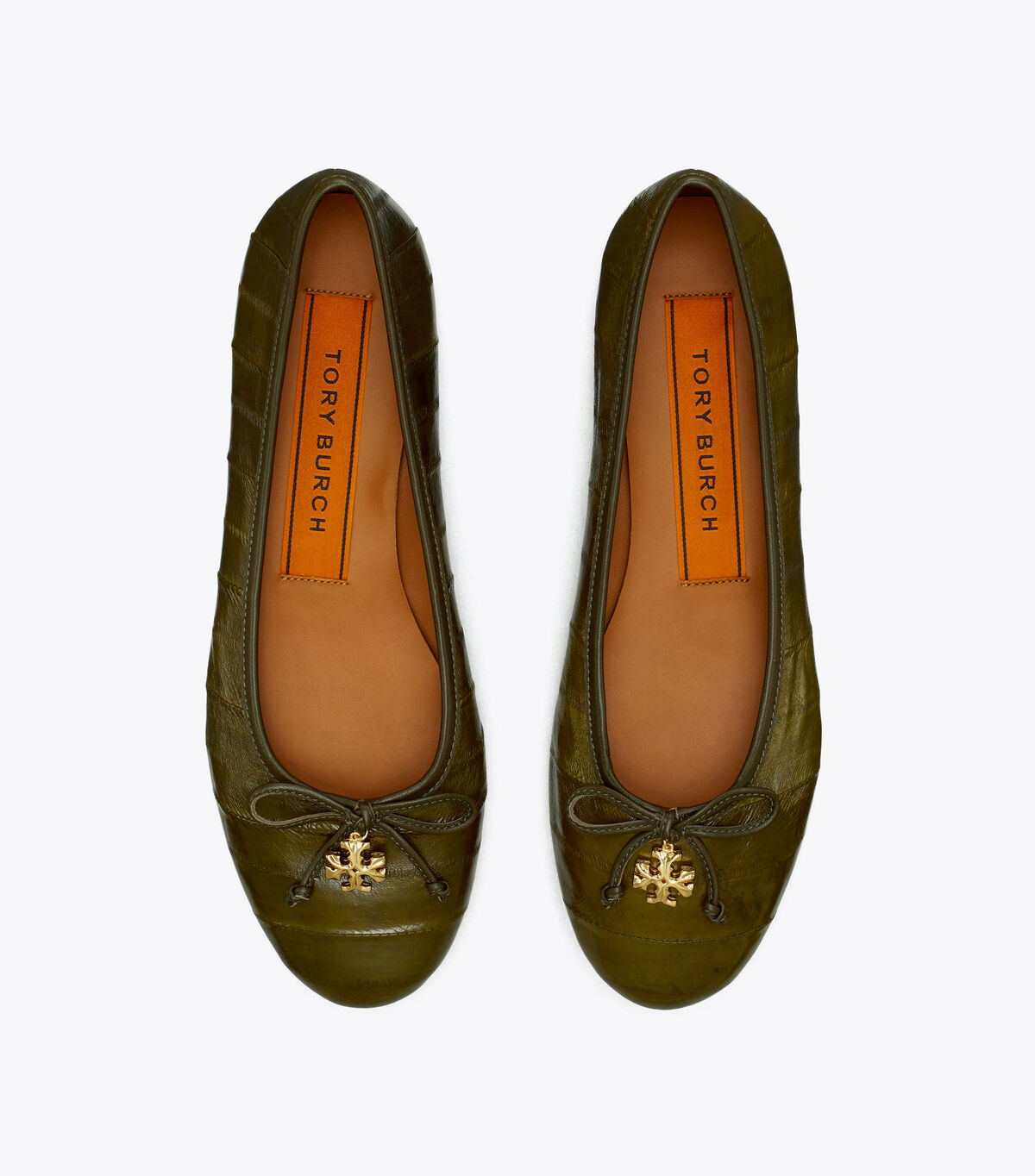 tory burch tory charm eel ballet flat