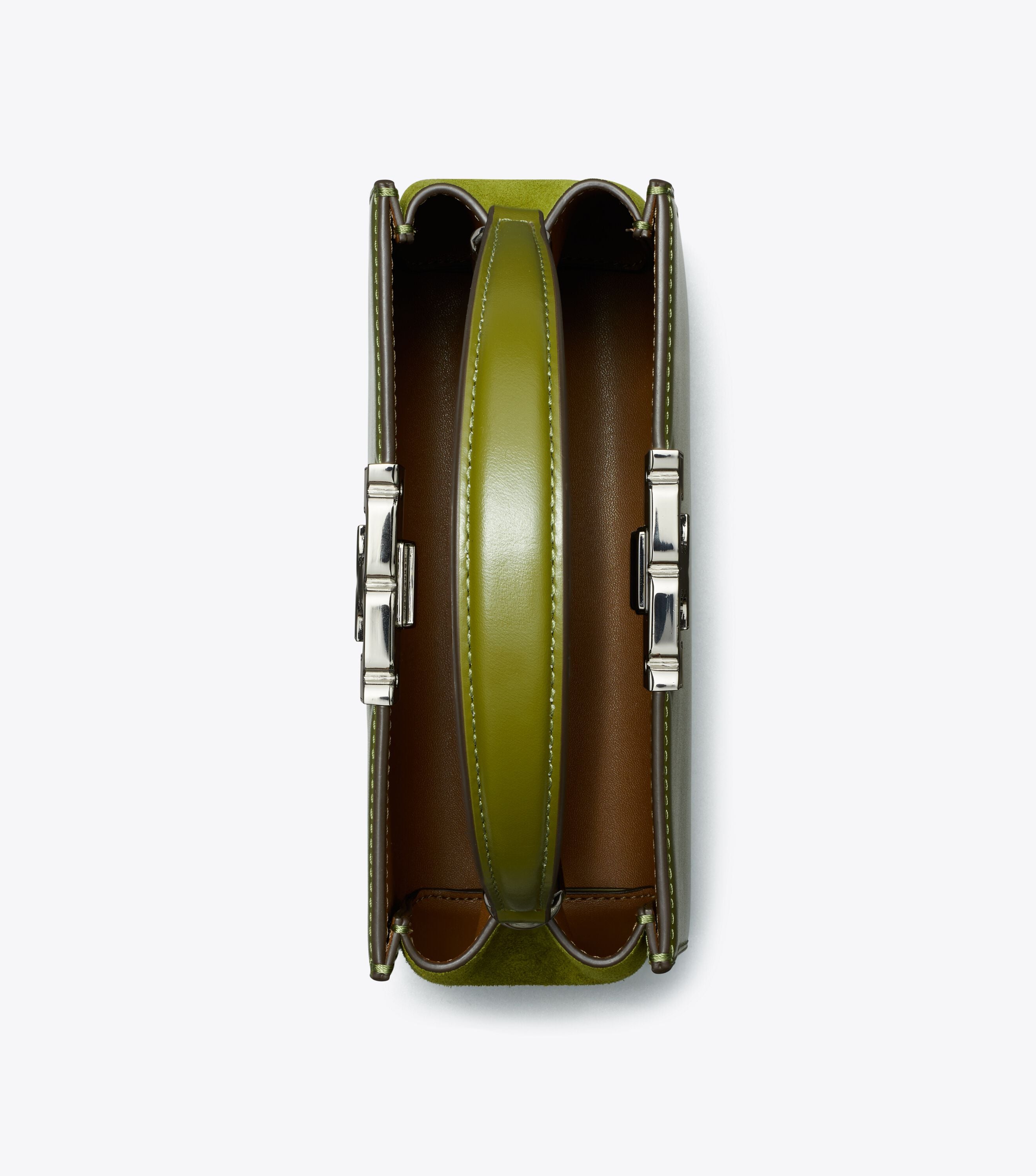 Mini Eleanor Satchel, Dark Matcha | Tory Burch UAE