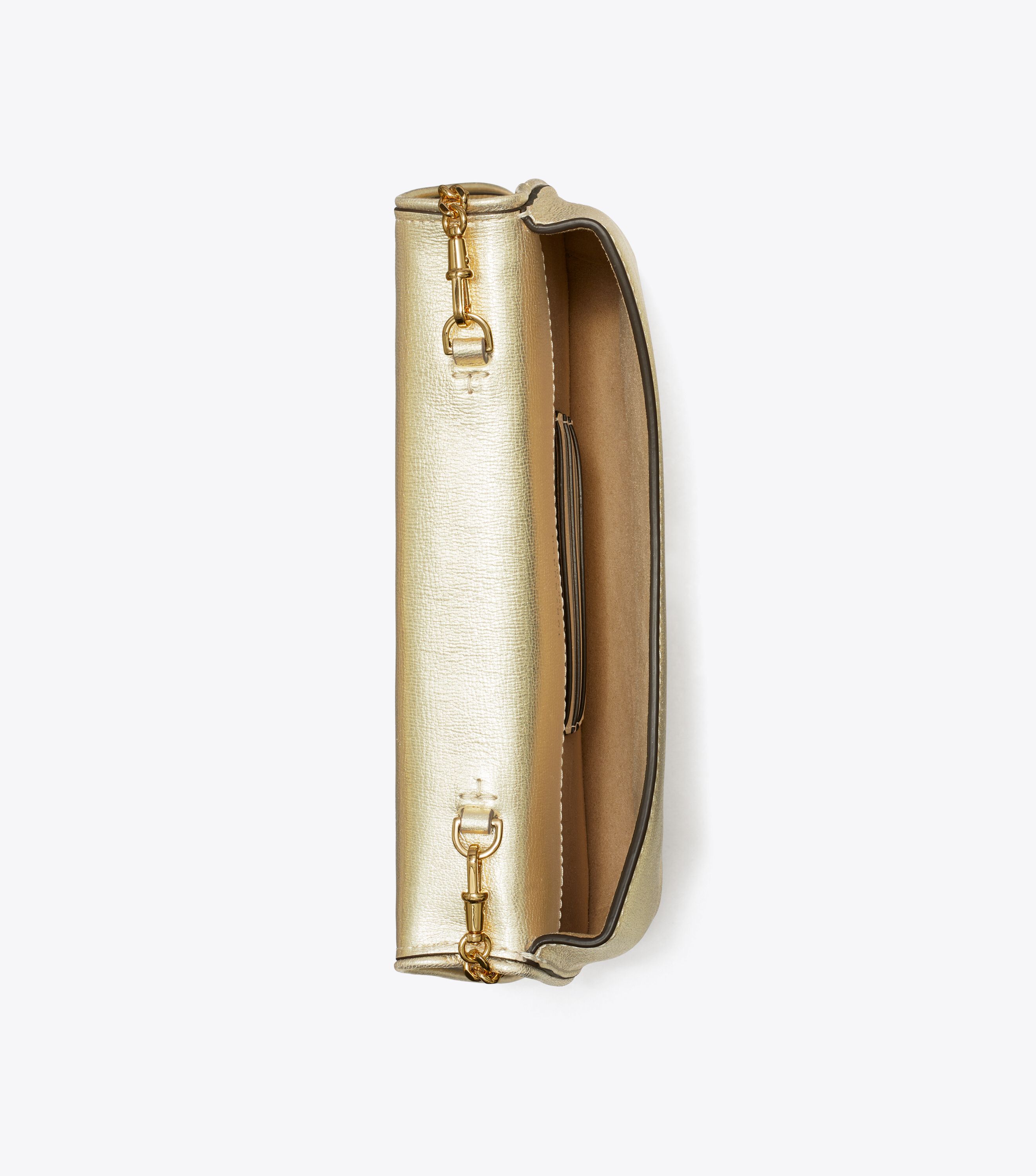 Tory Burch Reva Metallic Clutch Tory Burch UAE