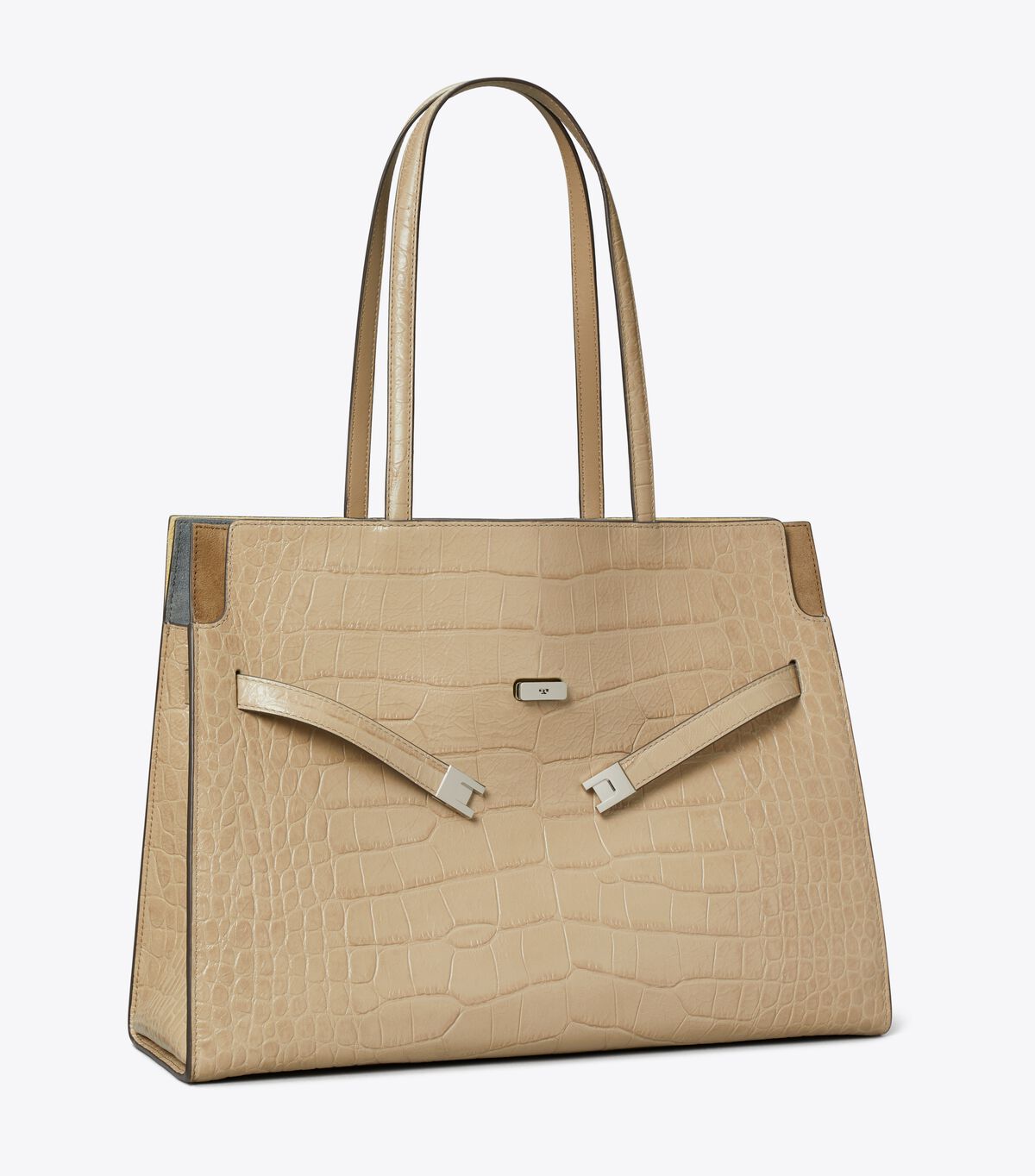 tory burch lee radziwill embossed tote