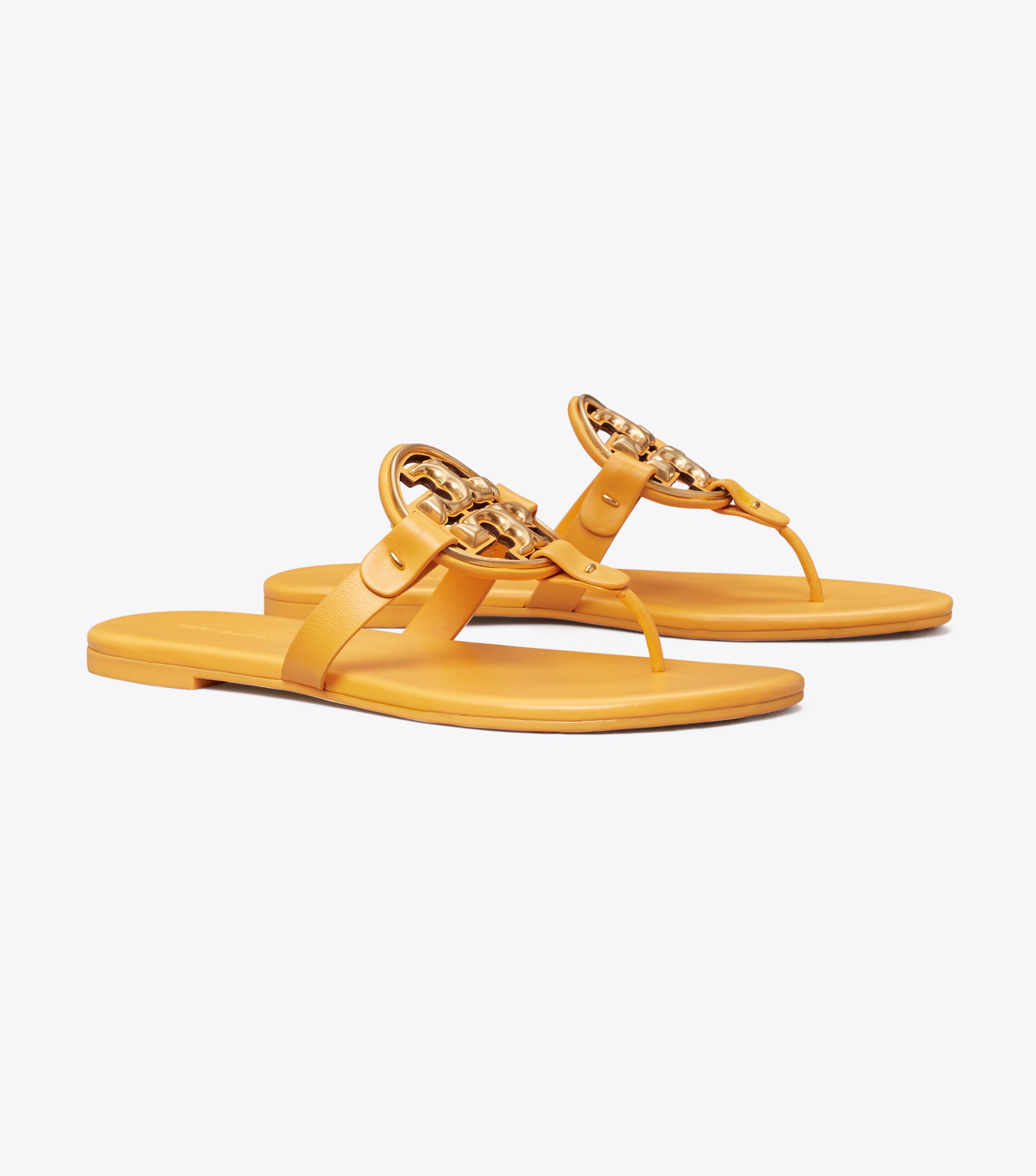 Tory burch yellow miller sandals top