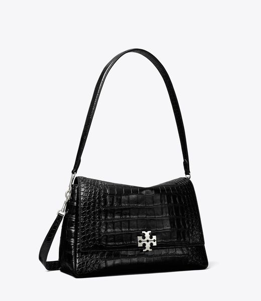 حقيبة كتف تشارلي منقوش عليها جلد التمساح tory burch حقيبة كتف تشارلي منقوش عليها جلد التمساح