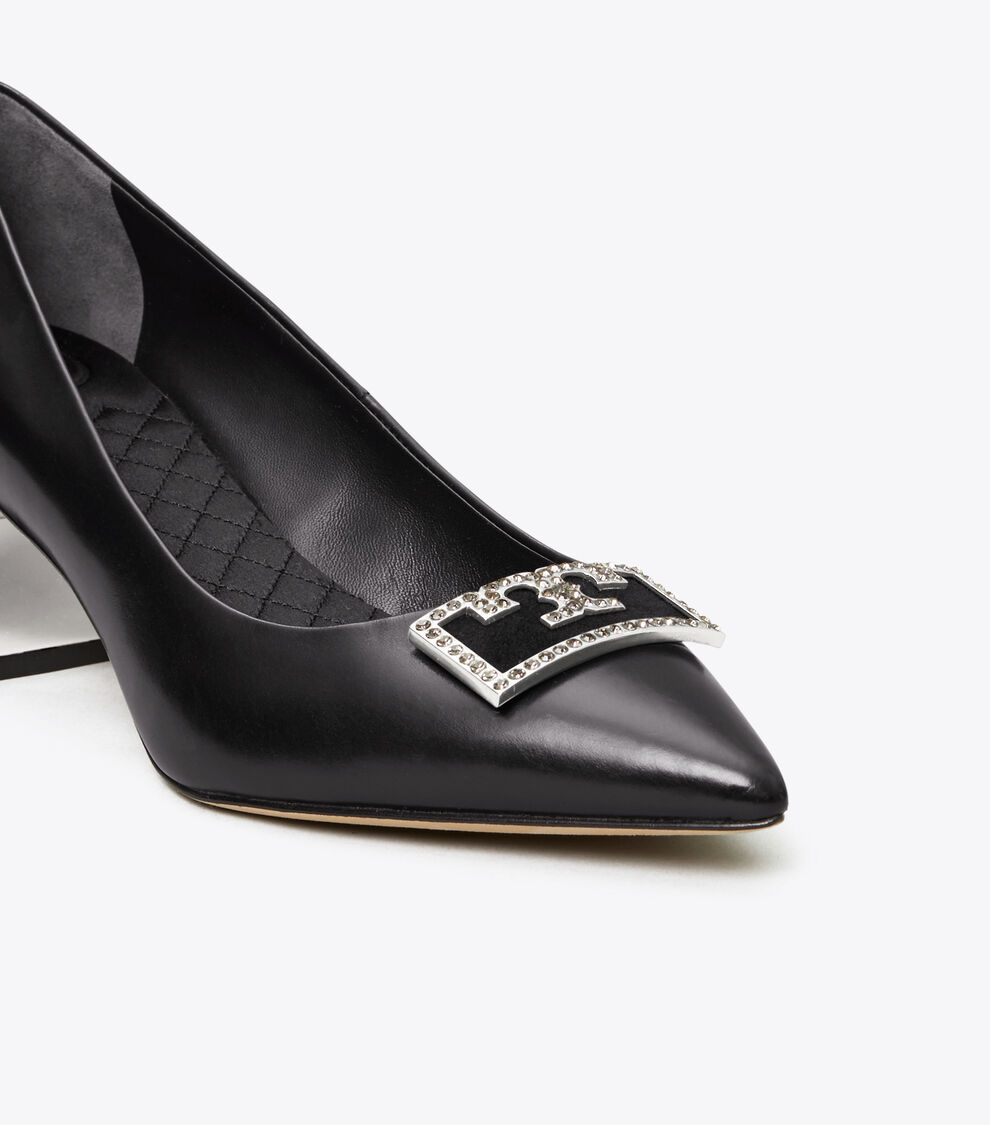 Patent Leather Tory Burch Gigi Shoes Gigi Embellished Pointed-Toe