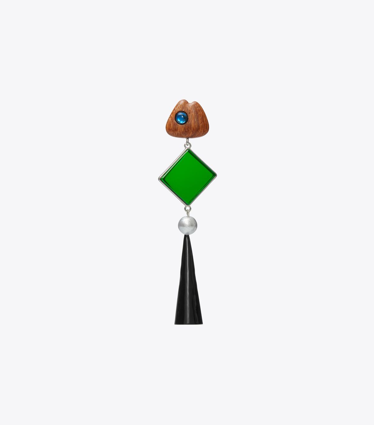 tory burch geo fish earring