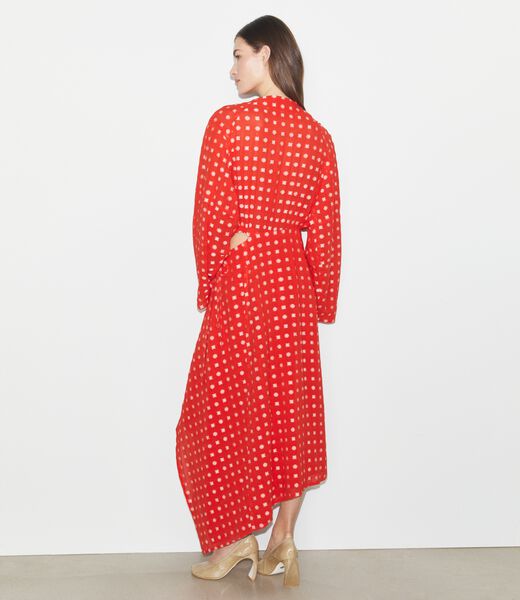 tory burch jacquard wrap dress