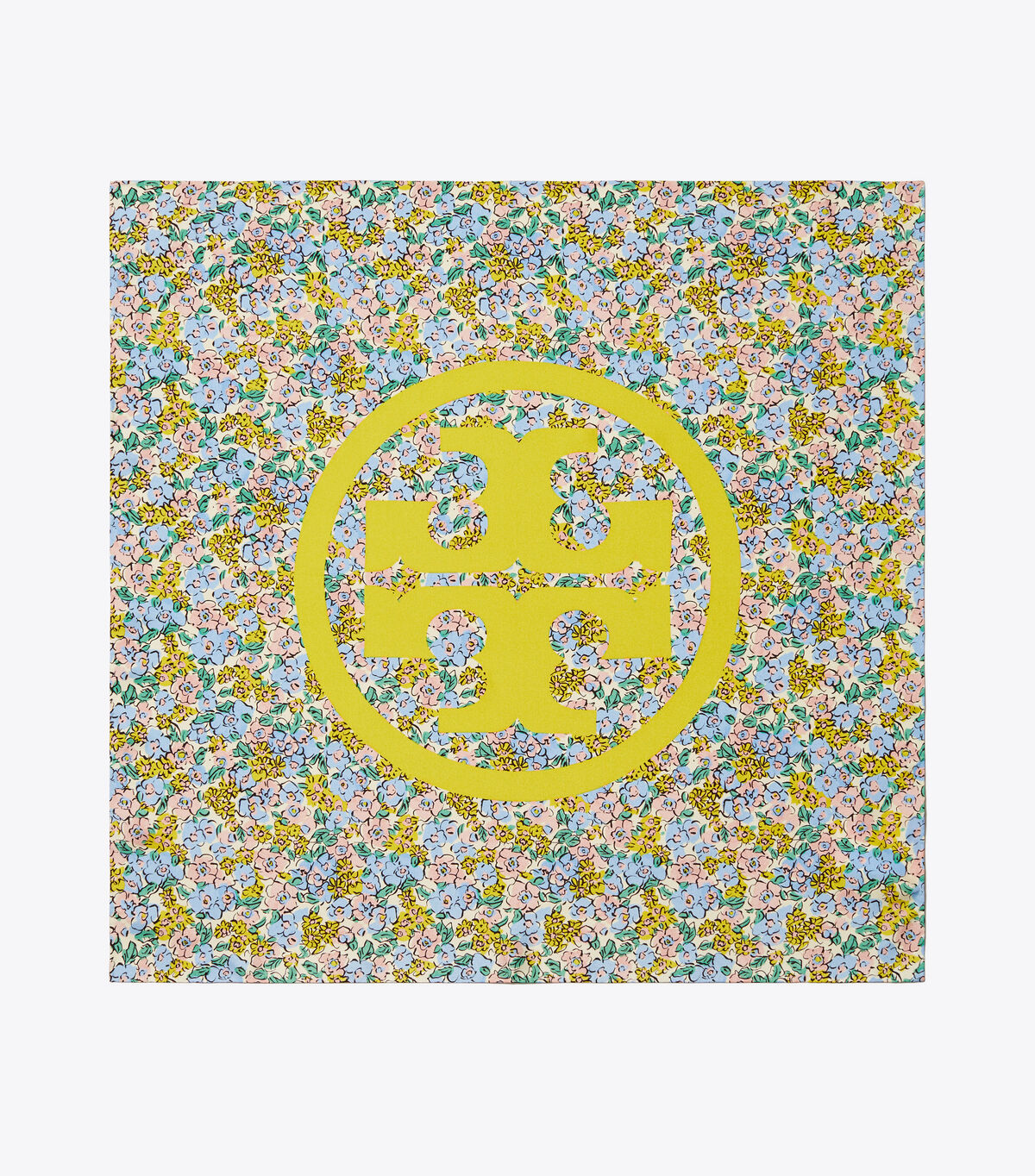 70S DAISY SILK NECKERCHIEF