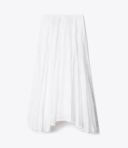 Cotton Eyelet Skirt tory burch cotton eyelet skirt