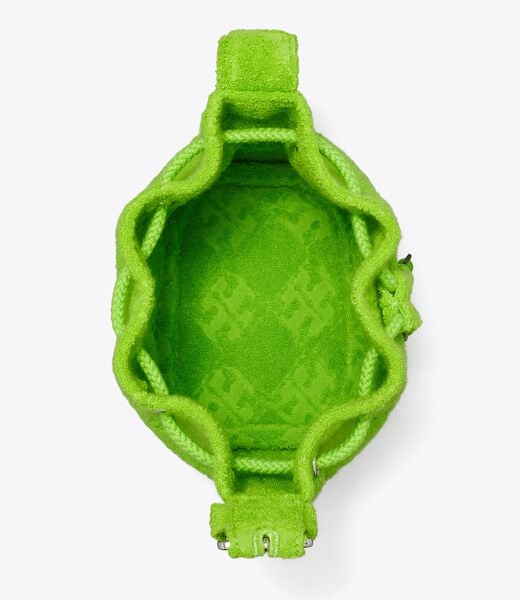 T Monogram Terry Mini Bucket Bag tory burch t monogram terry mini bucket bag