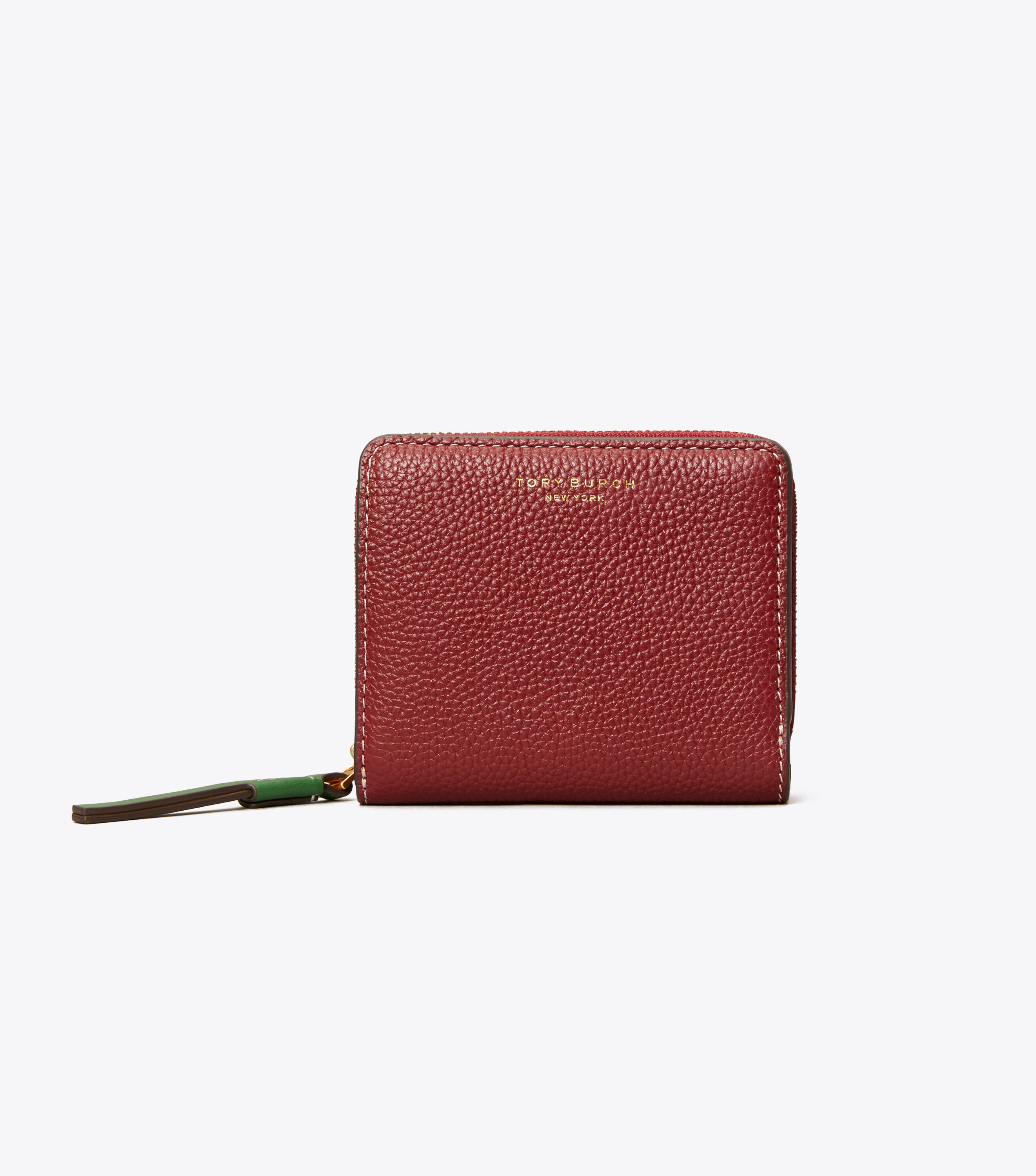 Perry Color-Block Bi-Fold Wallet, Red | Tory Burch UAE