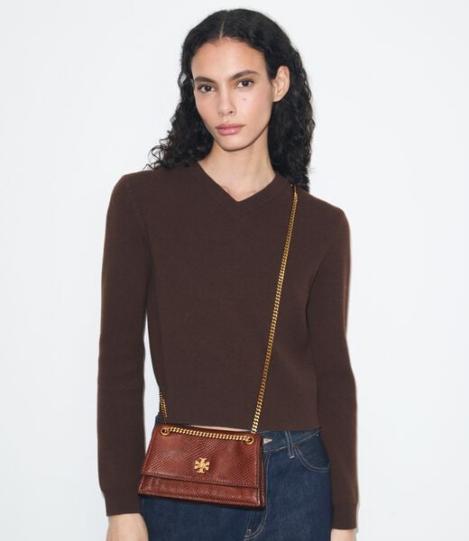 tory burch mini kira turnlock snake embossed shoulder bag