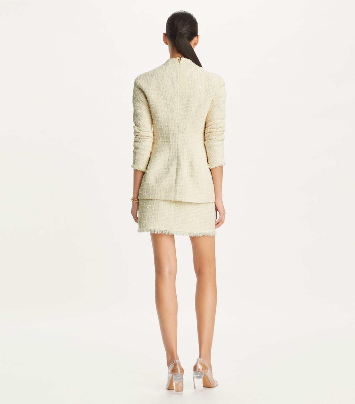 tory burch slim tweed jacket