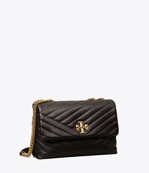 Tory Burch Kira Chevron Small Convertible Shoulder Bag - Neutrals