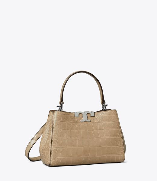 tory burch mini eleanor soft croc embossed satchel