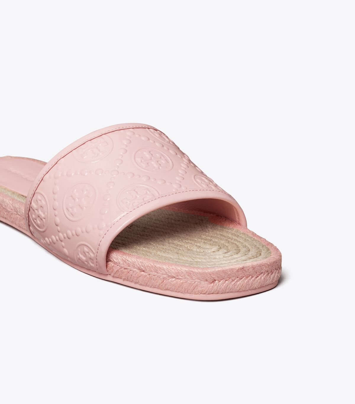 tory burch t monogram espadrille slide