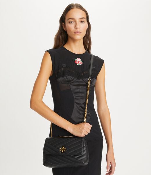 tory burch small kira chevron convertible shoulder bag