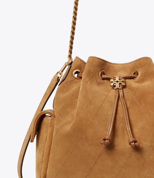 tory burch charlie quilted suede drawstring shoulder bag