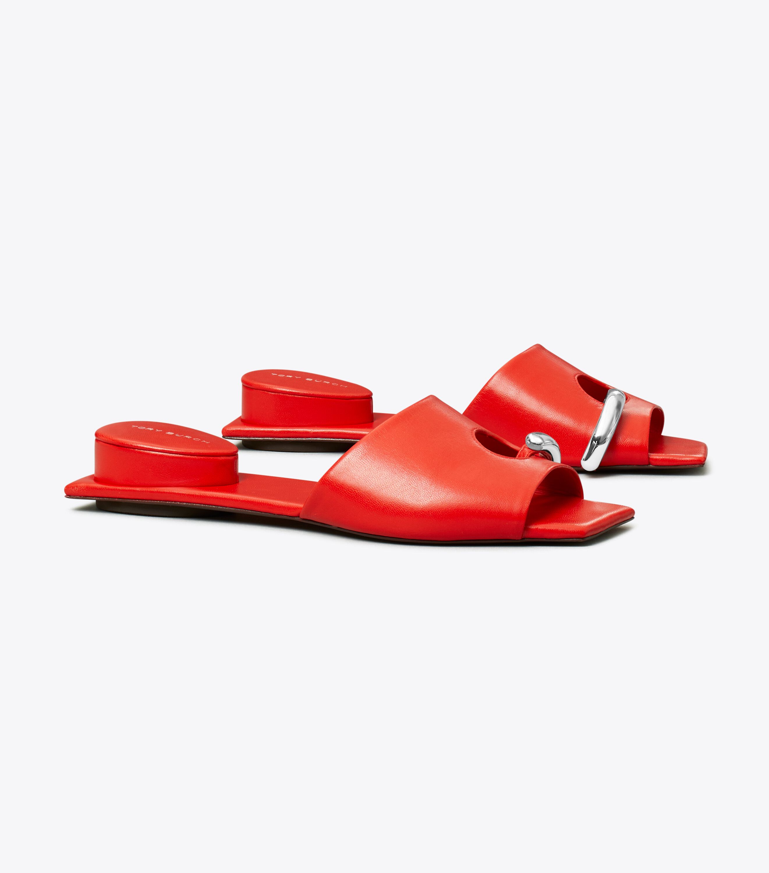 Derechie perforated shield sandal deals
