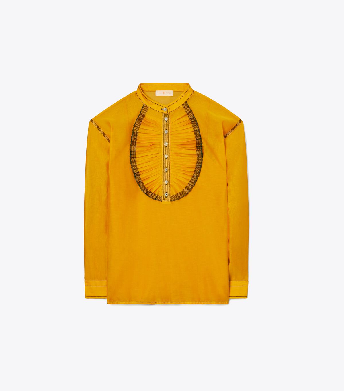 Ruffle-Front Blouse