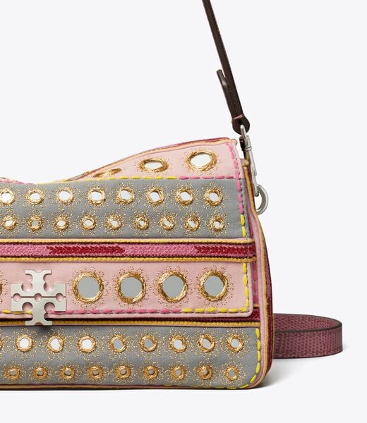 Small Charlie Embellished Shoulder Bag tory burch small charlie embellished shoulder bag