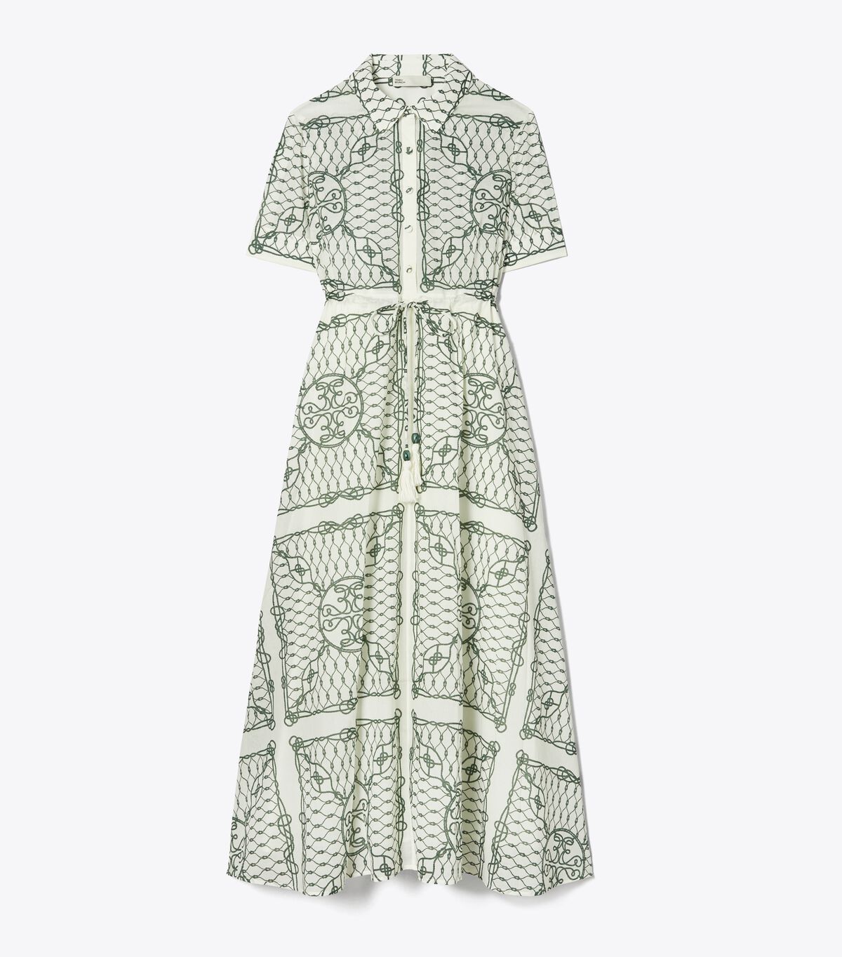 Printed Cotton Shirtdress