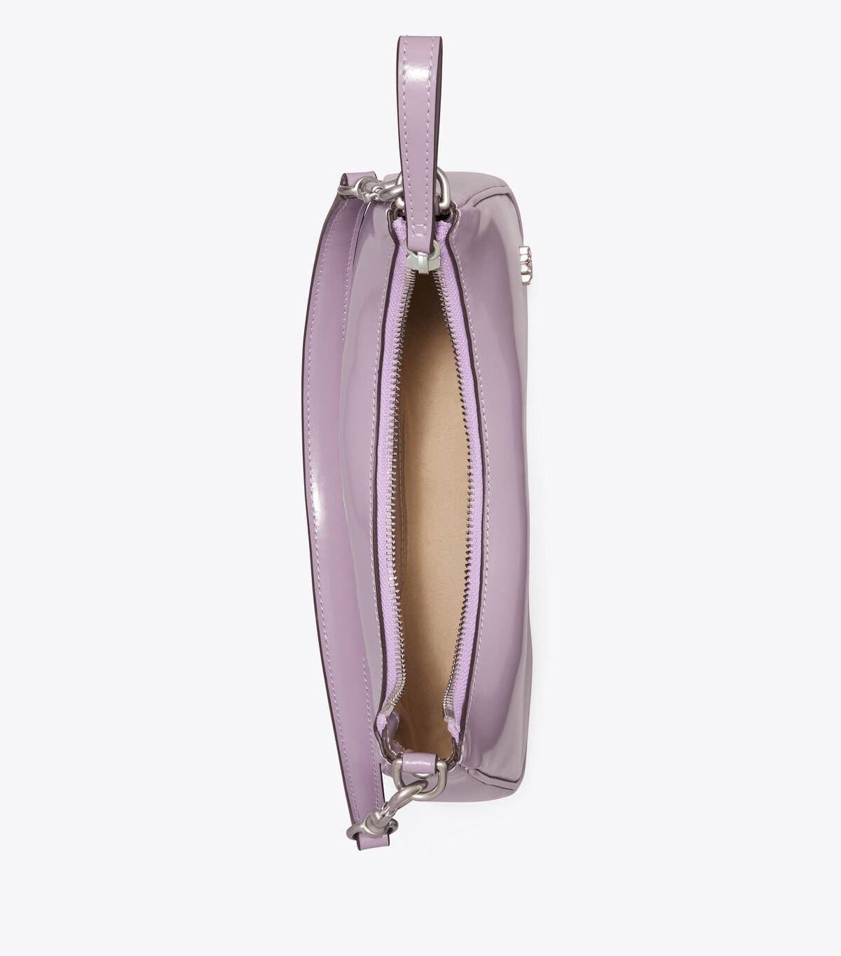 tory burch small 151 mercer spazzolato crescent bag