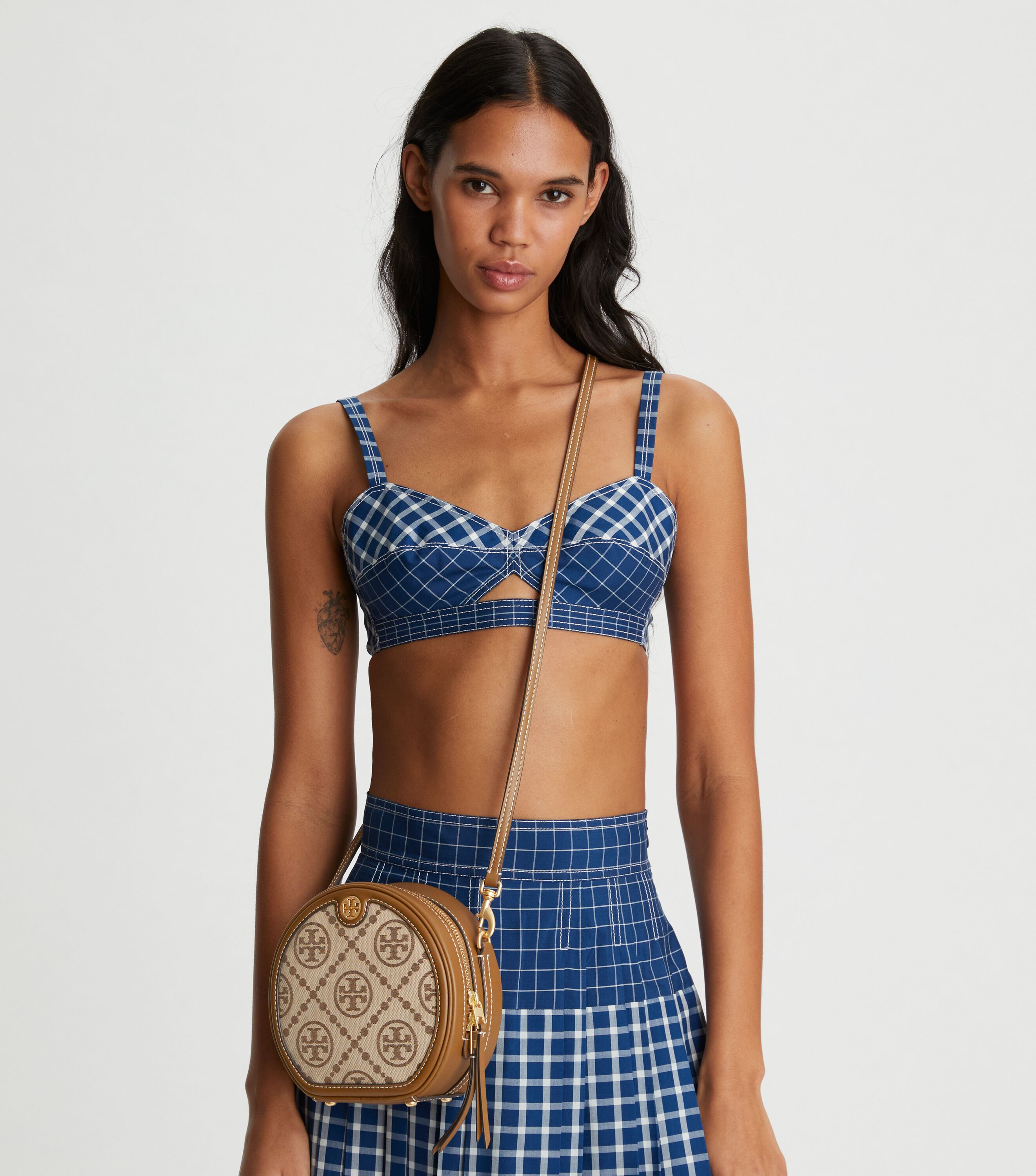 T Monogram Jacquard Moon, Hazelnut | Tory Burch UAE