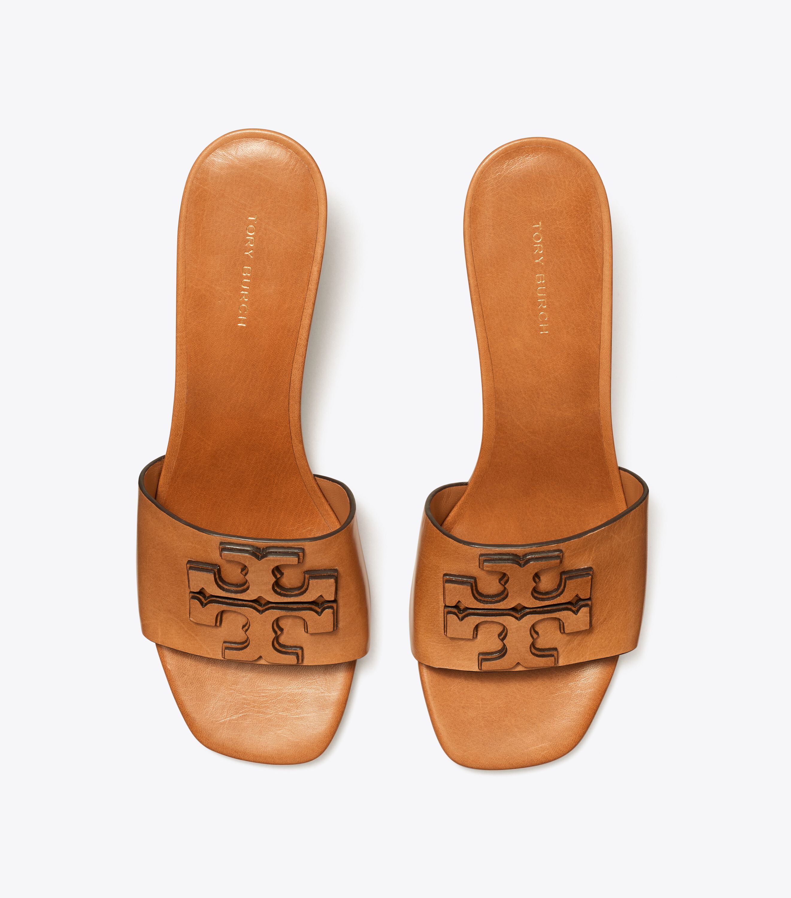 Tory burch slide on sandals cheap
