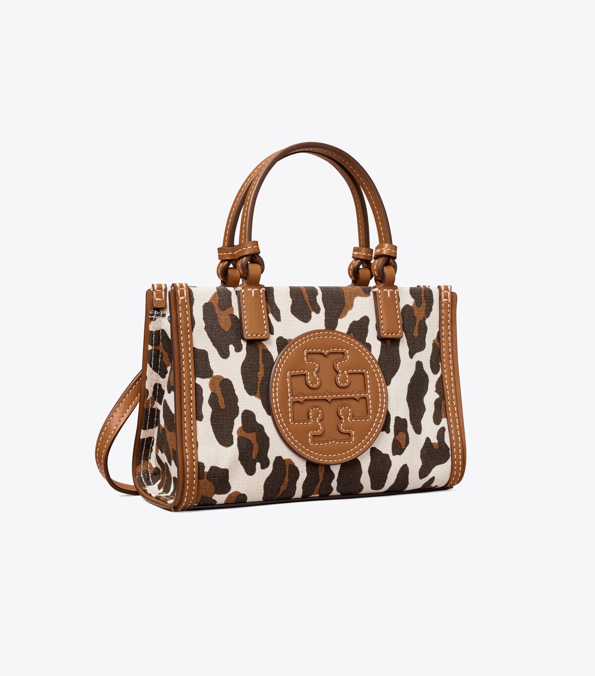 Ella Leopard Canvas Mini Tote | Handbags | Tory Burch