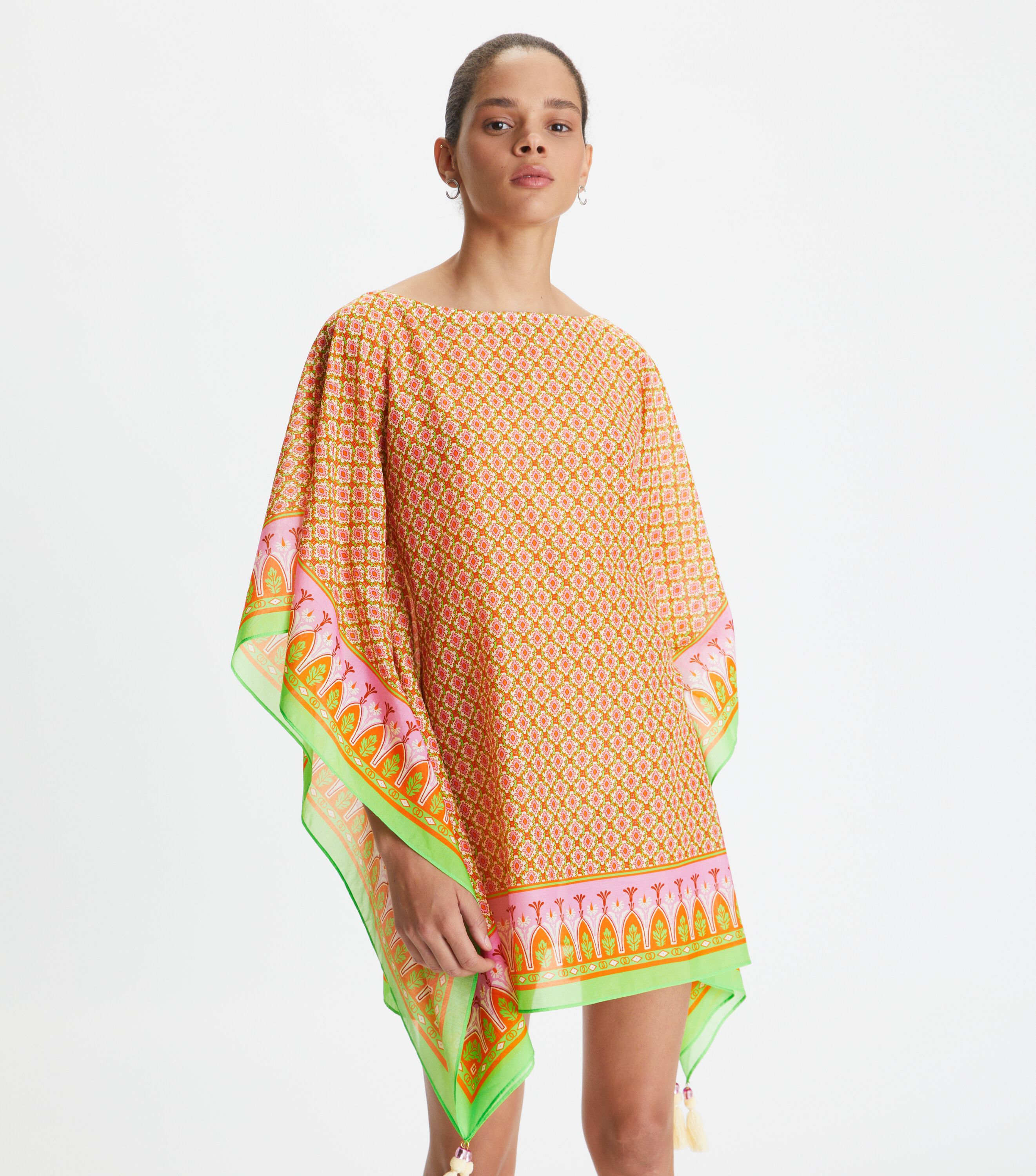 Tory Burch Printed Beach Tunic Tory Burch UAE