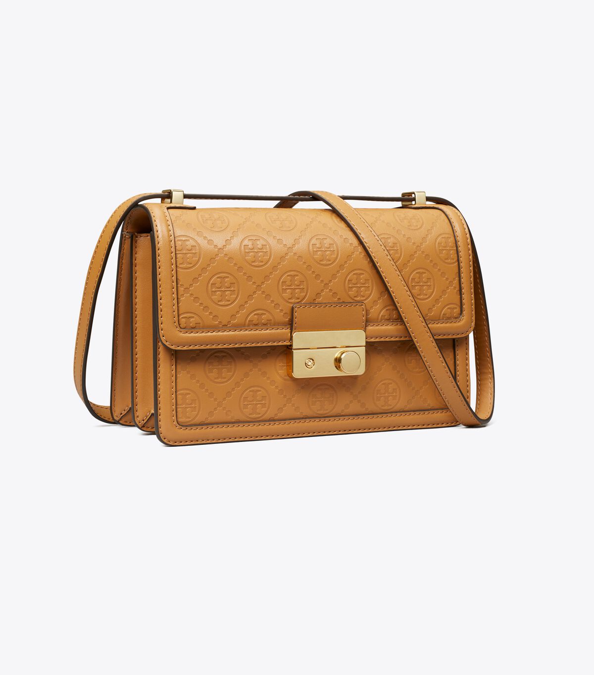 tory burch t monogram leather shoulder bag