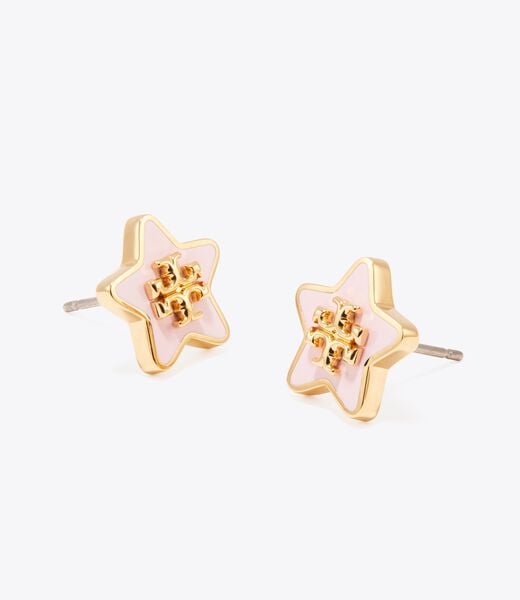 tory burch forget me not enamel stud earrings