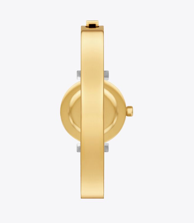 KIRA WATCH, GOLD-TONE/STAINLESS STEEL, 22 X 22 MM