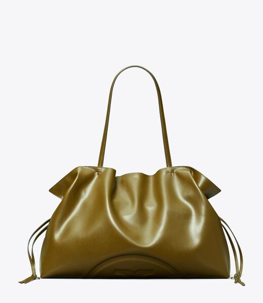 tory burch ella natuura  drawstring tote