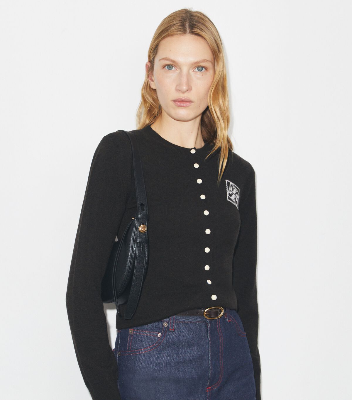 tory burch romy half moon bag