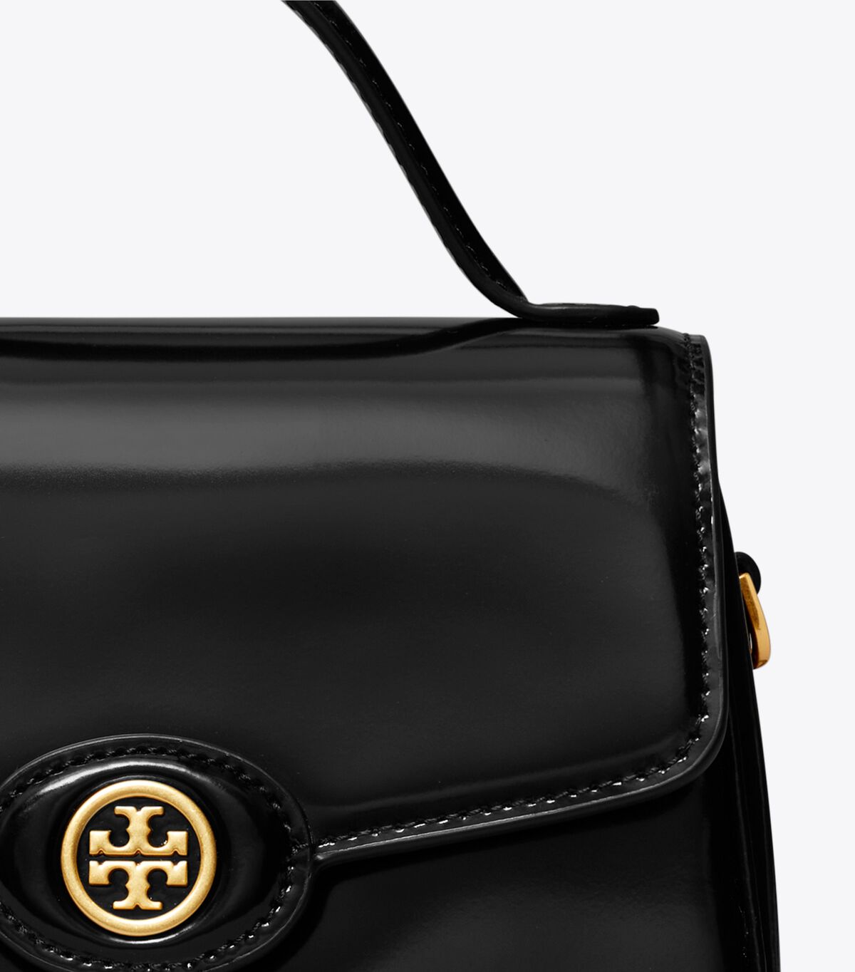 tory burch small robinson spazzolato top handle bag