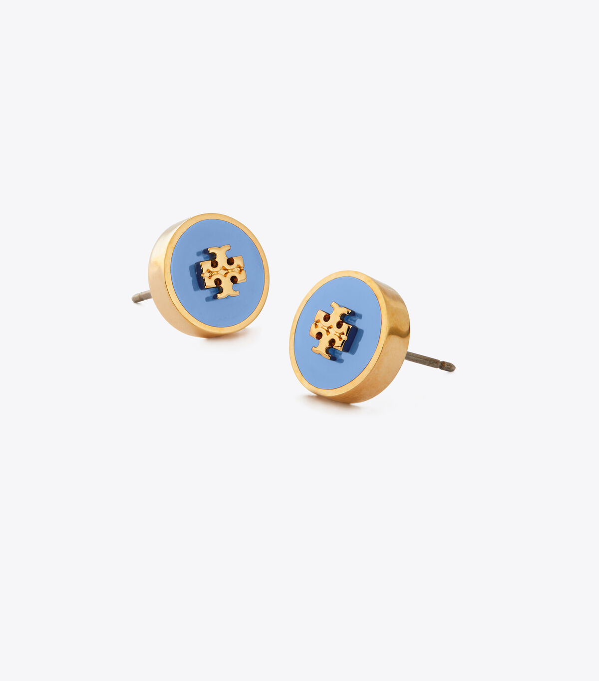 tory burch kira enameled circle stud earring
