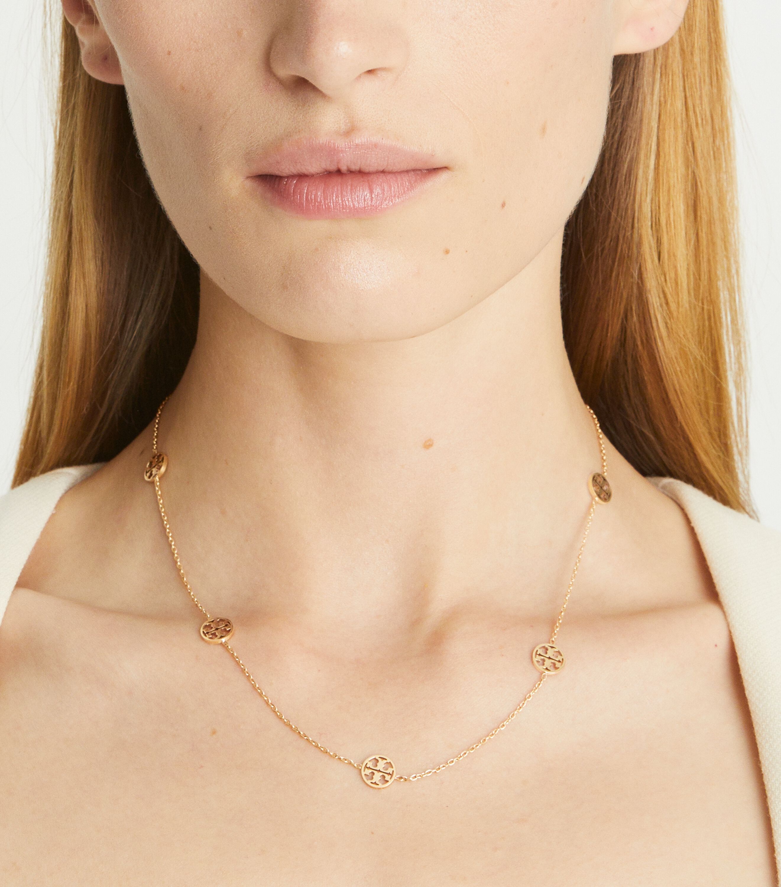 Shop Women s designer necklaces Online Tory Burch Tory Burch UAE