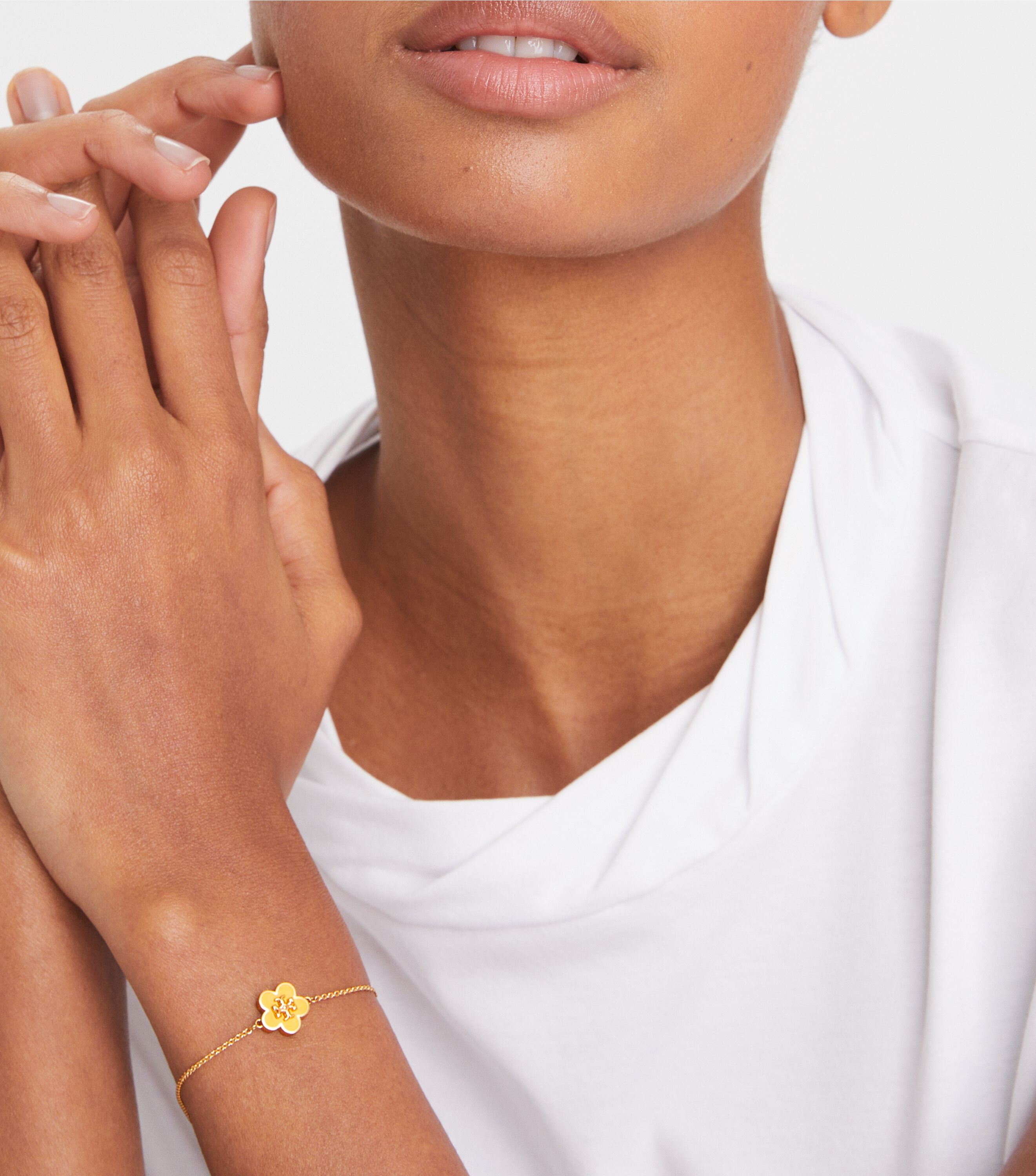 Kira Enamel Flower Bracelet