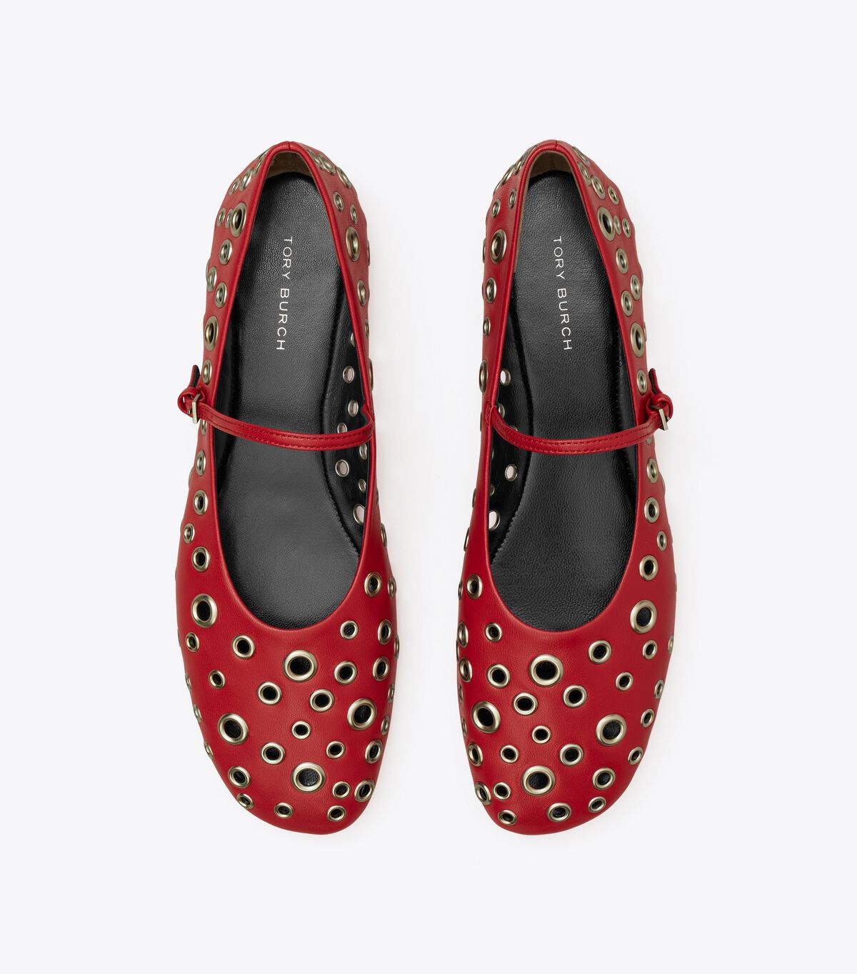 tory burch eyelet mary jane ballet
