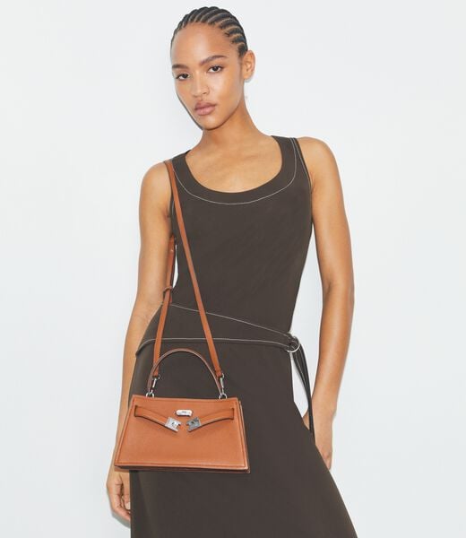 tory burch mini lee radziwill top handle bag