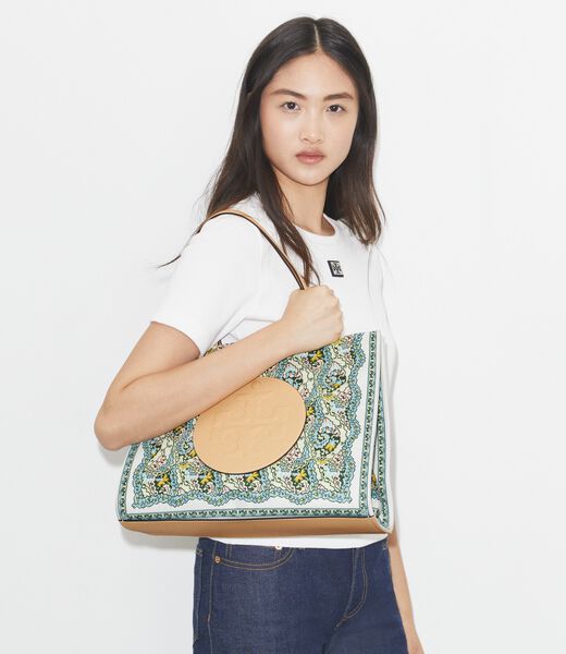 حقيبة إيلا الصغيرة المطبوعة tory burch حقيبة إيلا الصغيرة المطبوعة