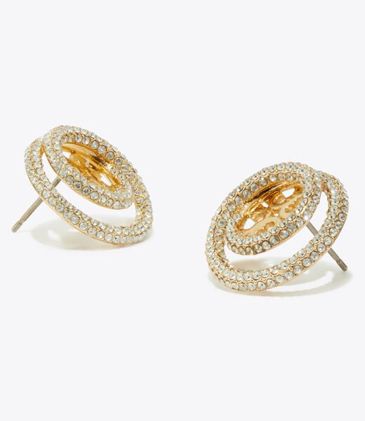 tory burch miller pav   double ring stud