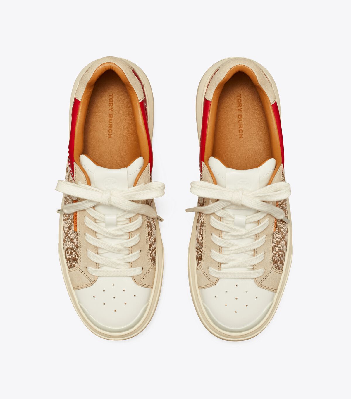 tory burch t monogram ladybug sneaker