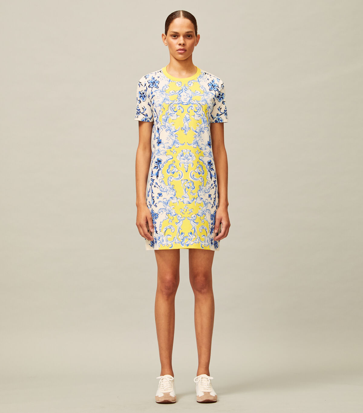 tory burch printed t shirt dress