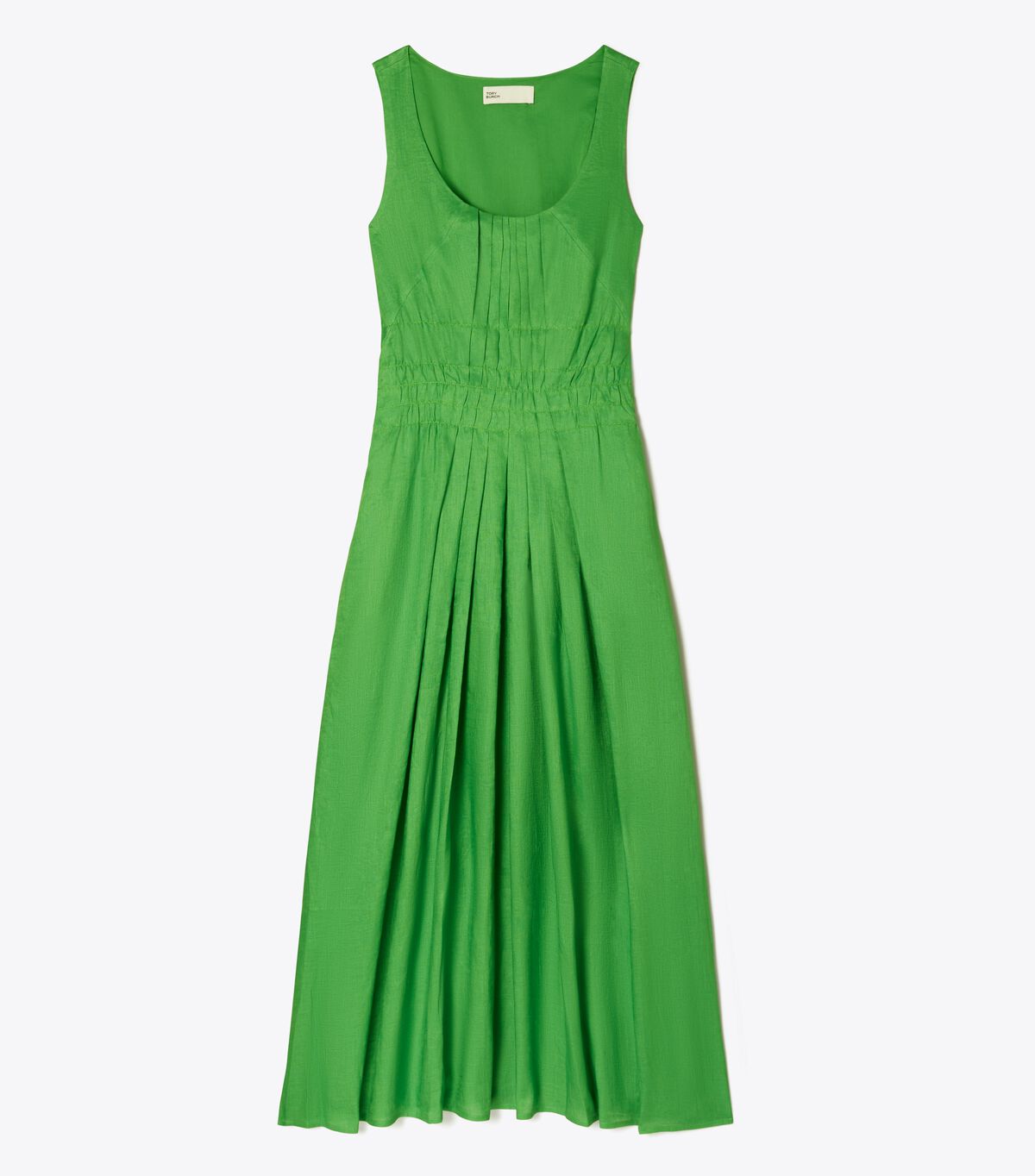 tory burch pleated linen dress