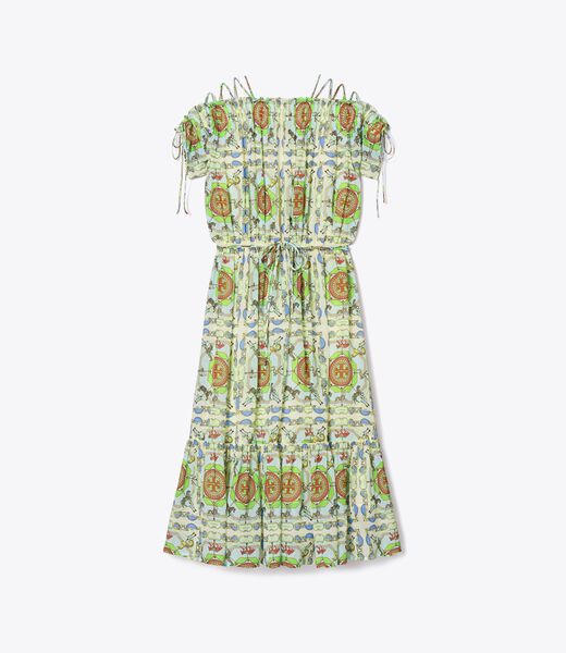 Printed Silk Dress