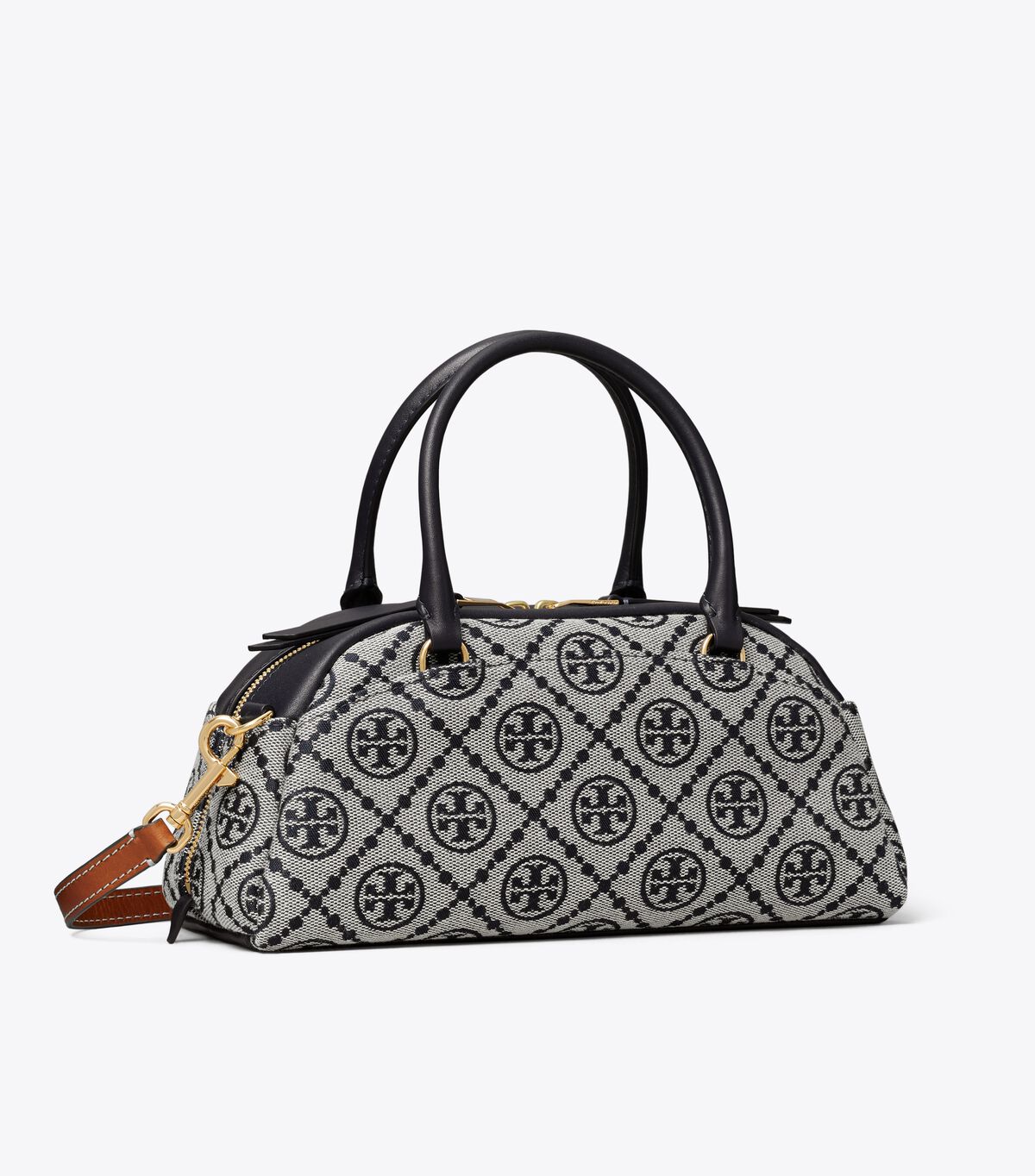tory burch t monogram small bowler