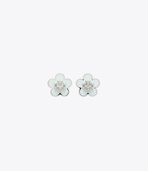tory burch forget me not enamel stud earrings
