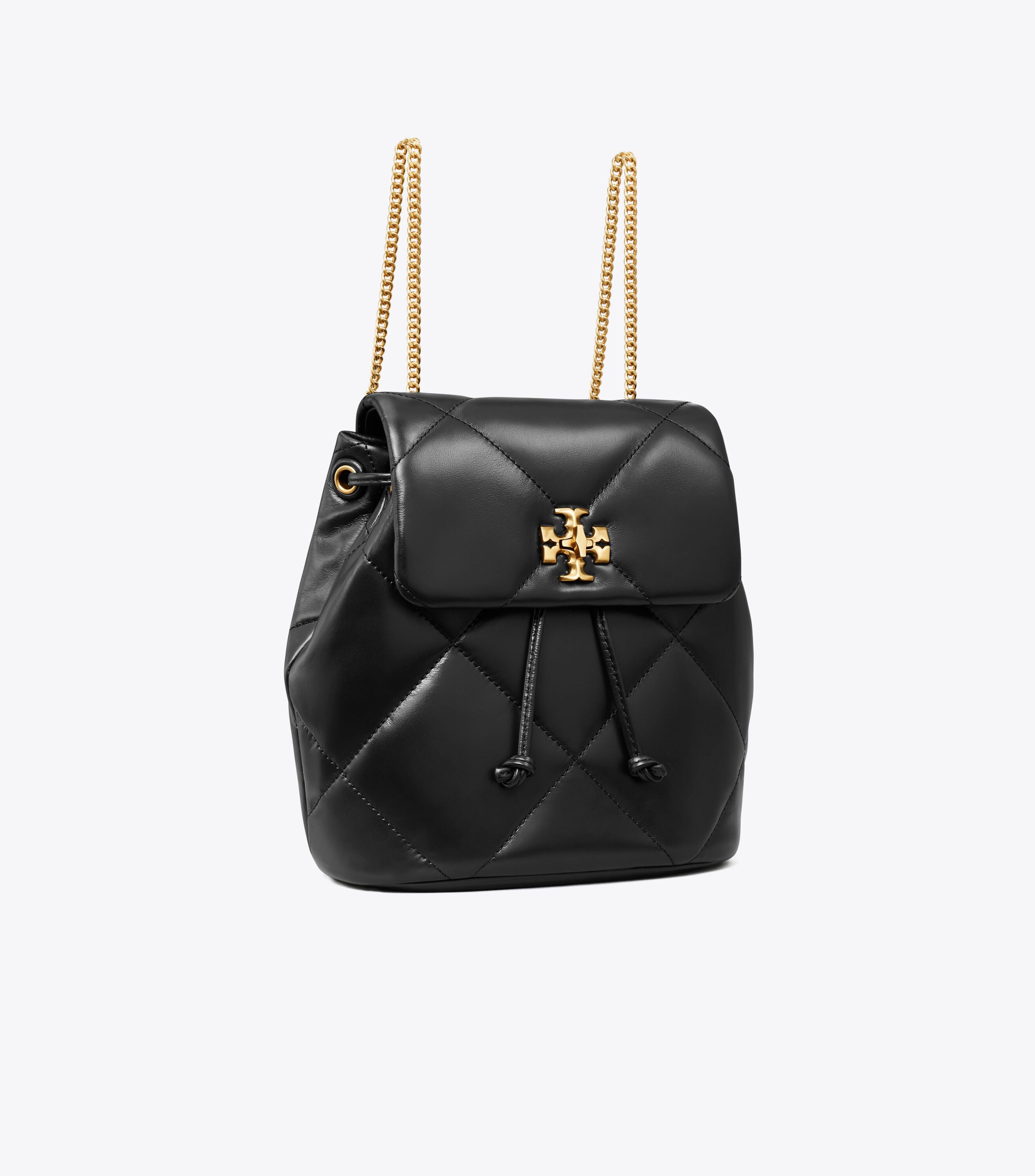 Mini Kira Diamond Quilt Backpack, Black | Tory Burch UAE