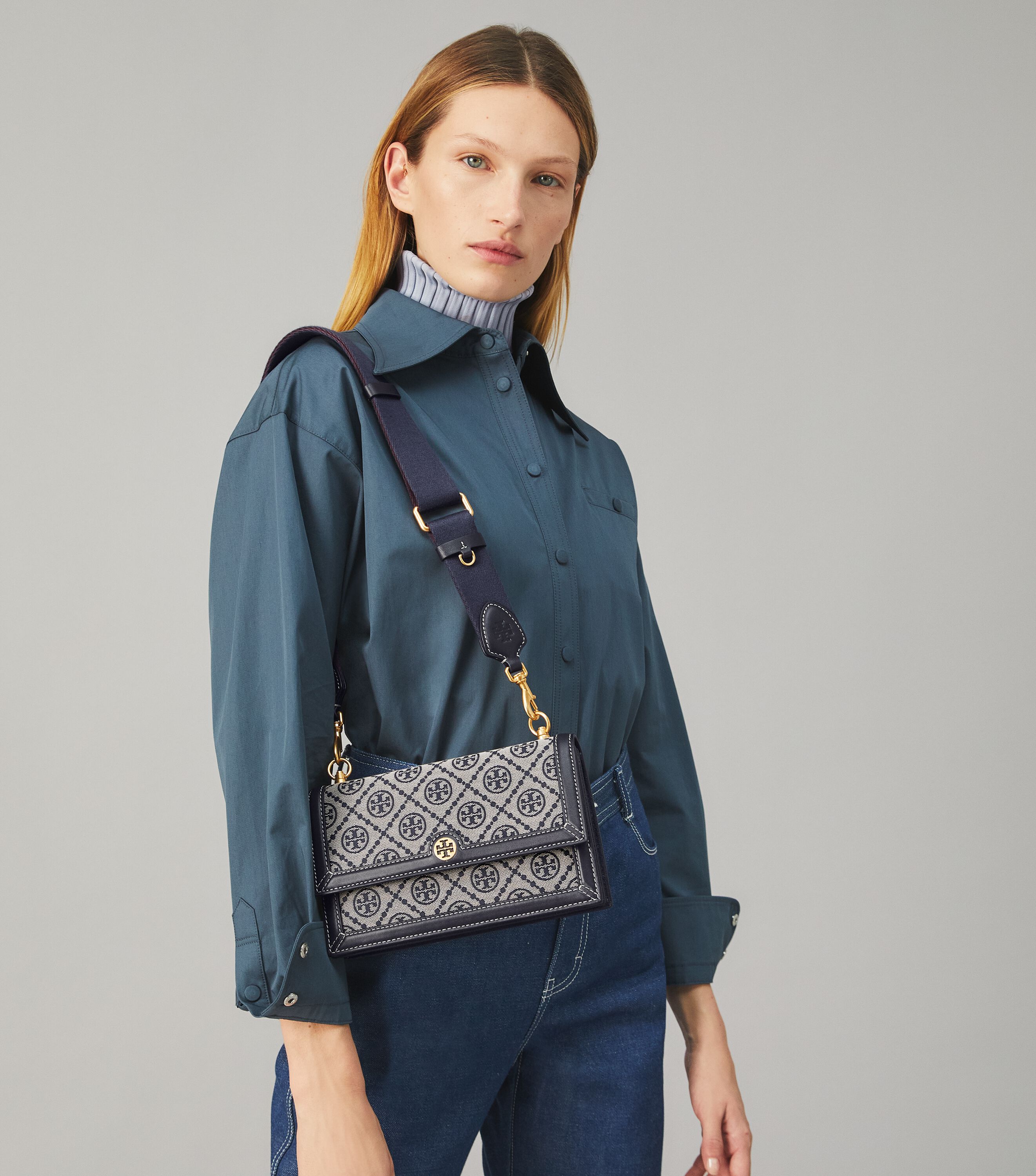Mini T Monogram Shoulder Bag